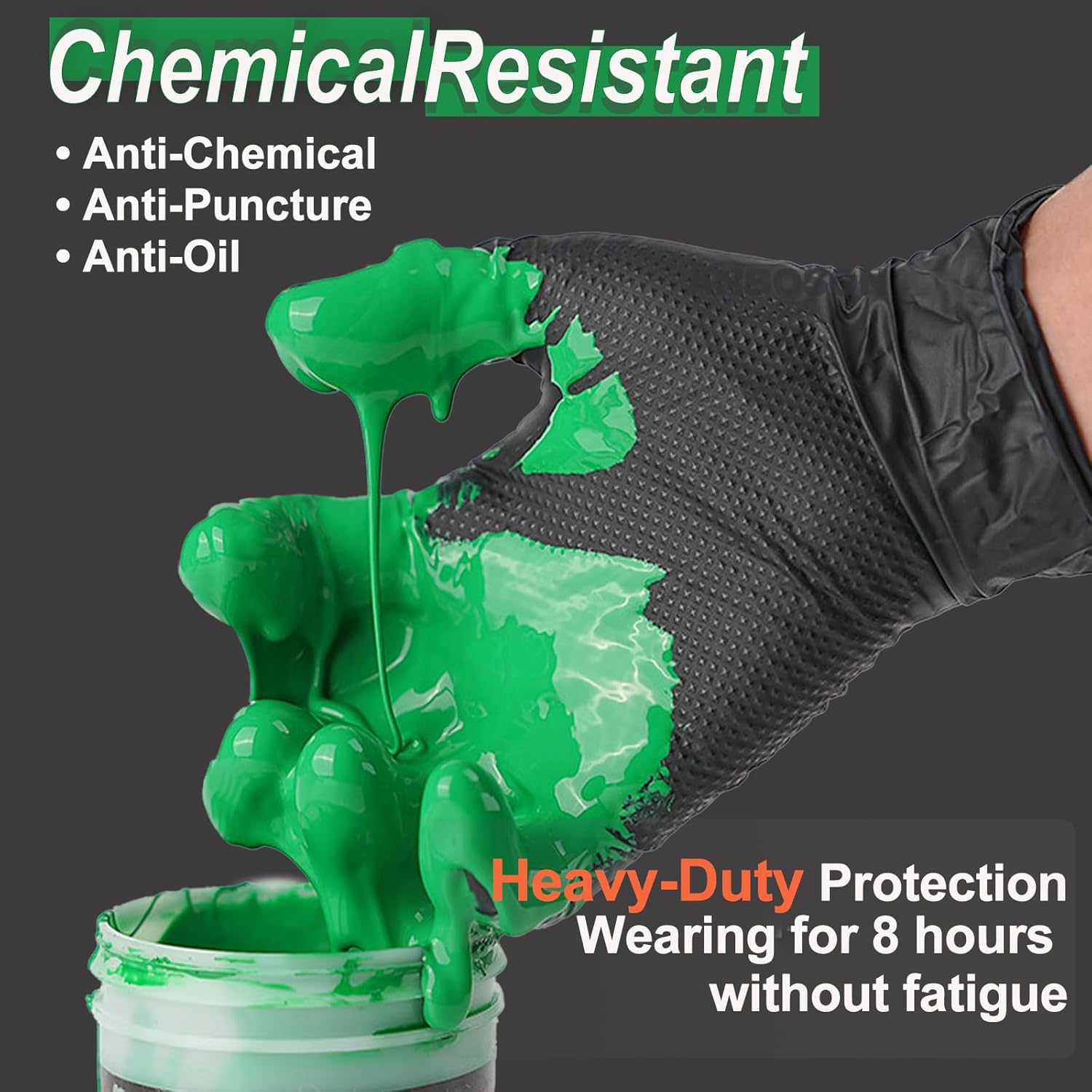 LARGE BLACK 10 MIL NITRILE GLOVES - 12 CASE / 1,200 COUNT - FREE SHIPPING